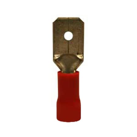 Aftermarket Male Disconnects, Insulated, Wire Size 2216, Tab Size 250, 10 Pk A-R16-AI